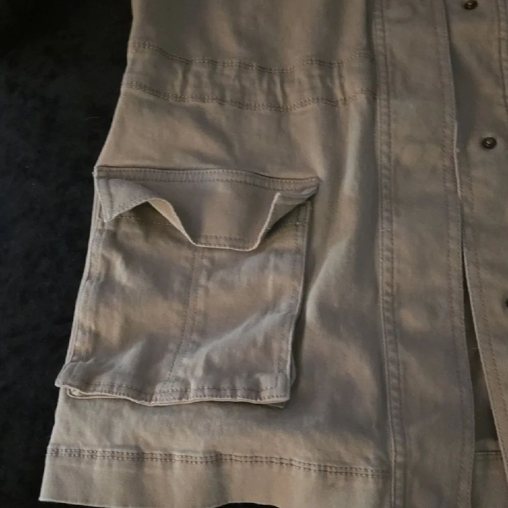 Matty M Beige Hooded Vest - Picture 5 of 11